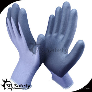 SRSAFETY Guantes de nitrilo espuma de poliuretano de nylon de seguridad de calibre 15 / guantes de trabajo